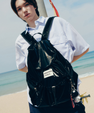 MASMARULEZ String Flap Backpack