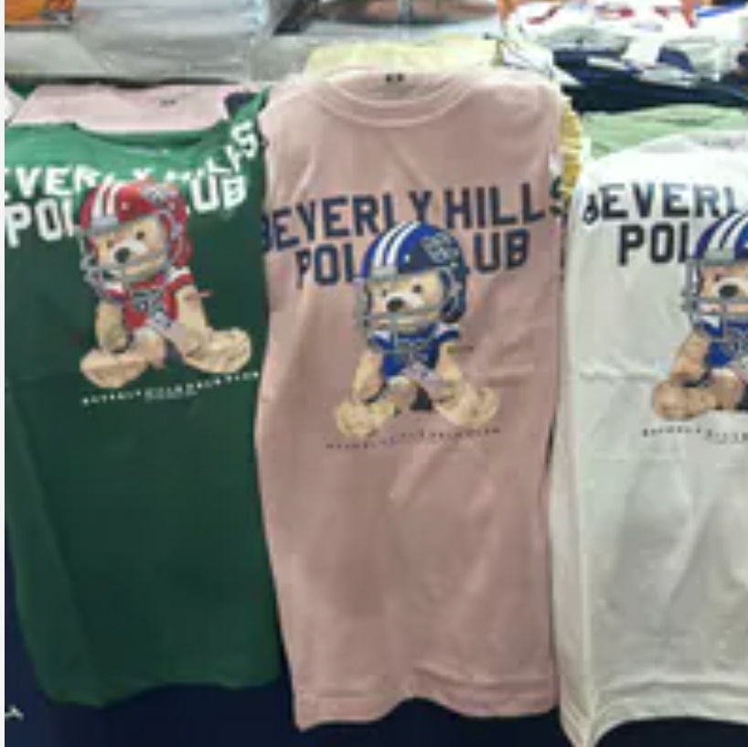 cc15126**  頭盔熊仔tee