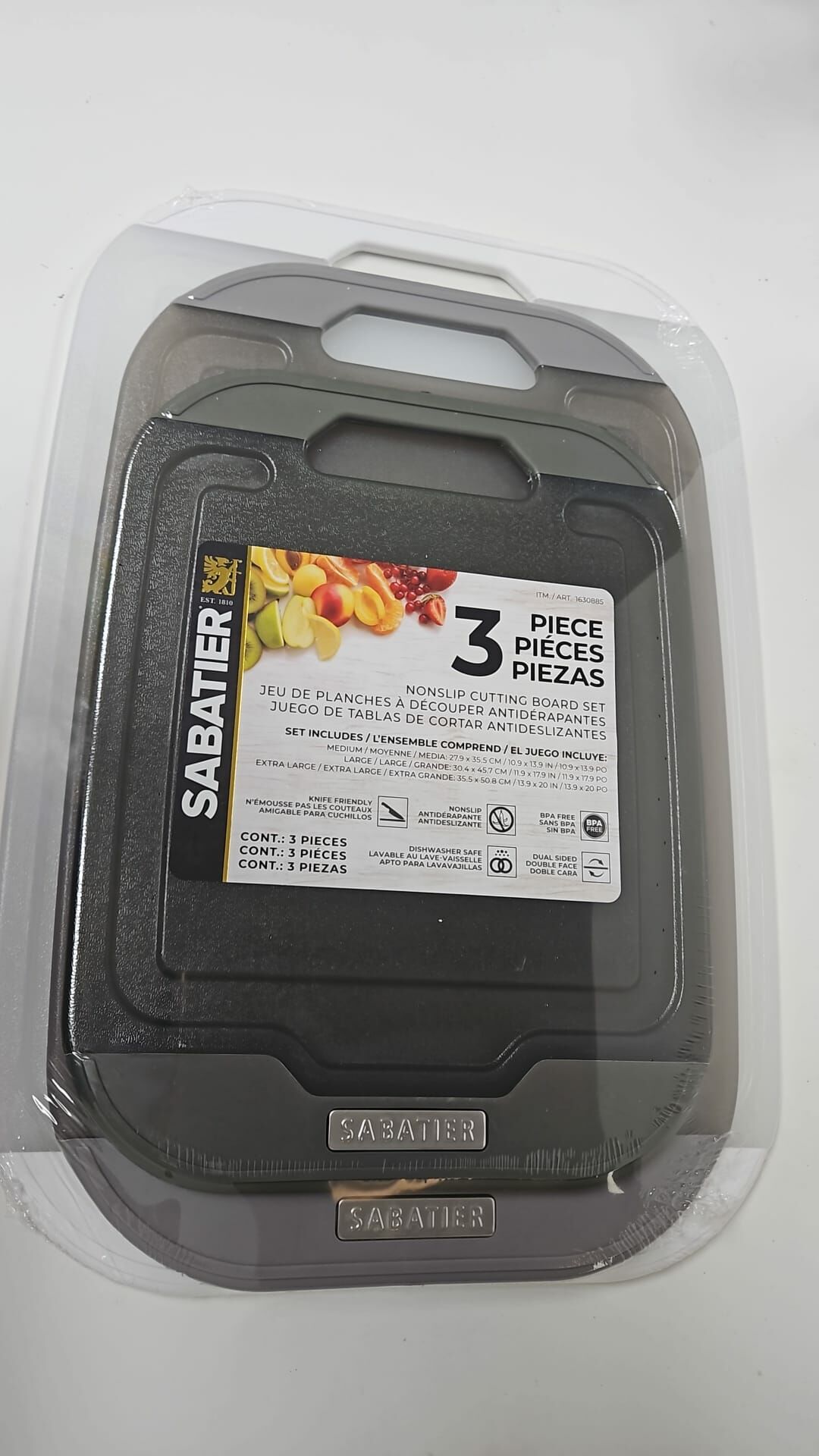 【現貨】SABATIER L070261 砧板 (1套3塊裝)