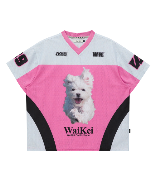 Wai Kei Maltese GOOREUM mesh jersey half sleeve T-shirt
