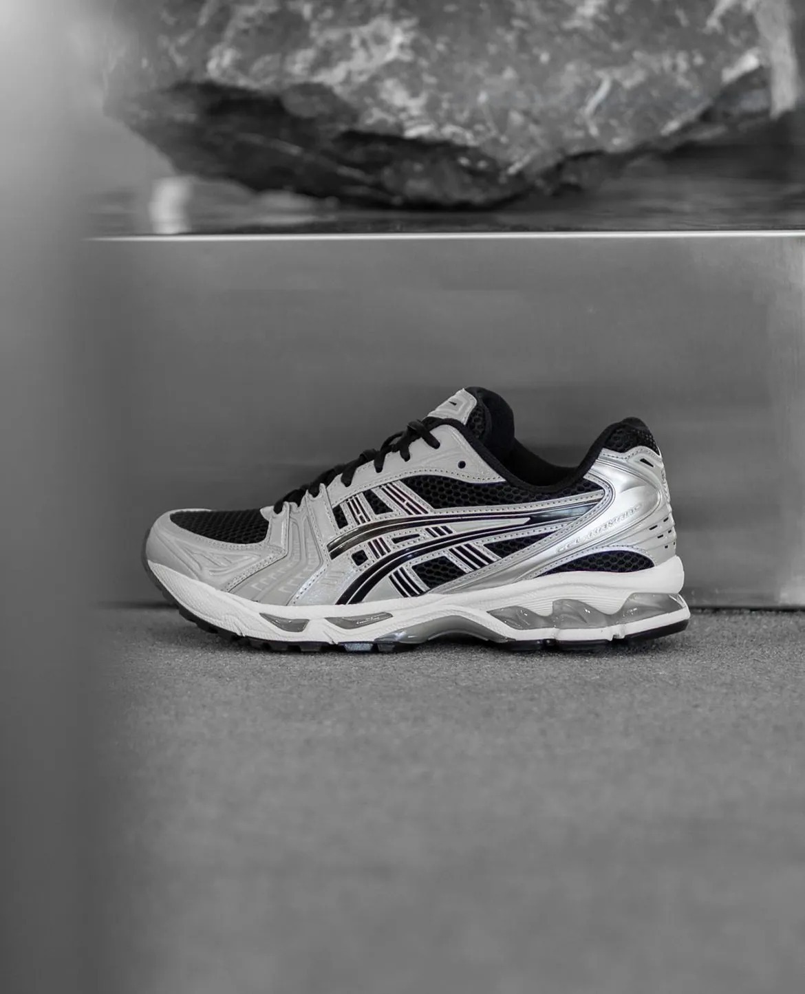 ASICS GEL-KAYANO 14 BLACK SEAL GREY 1201A019-005 黑銀