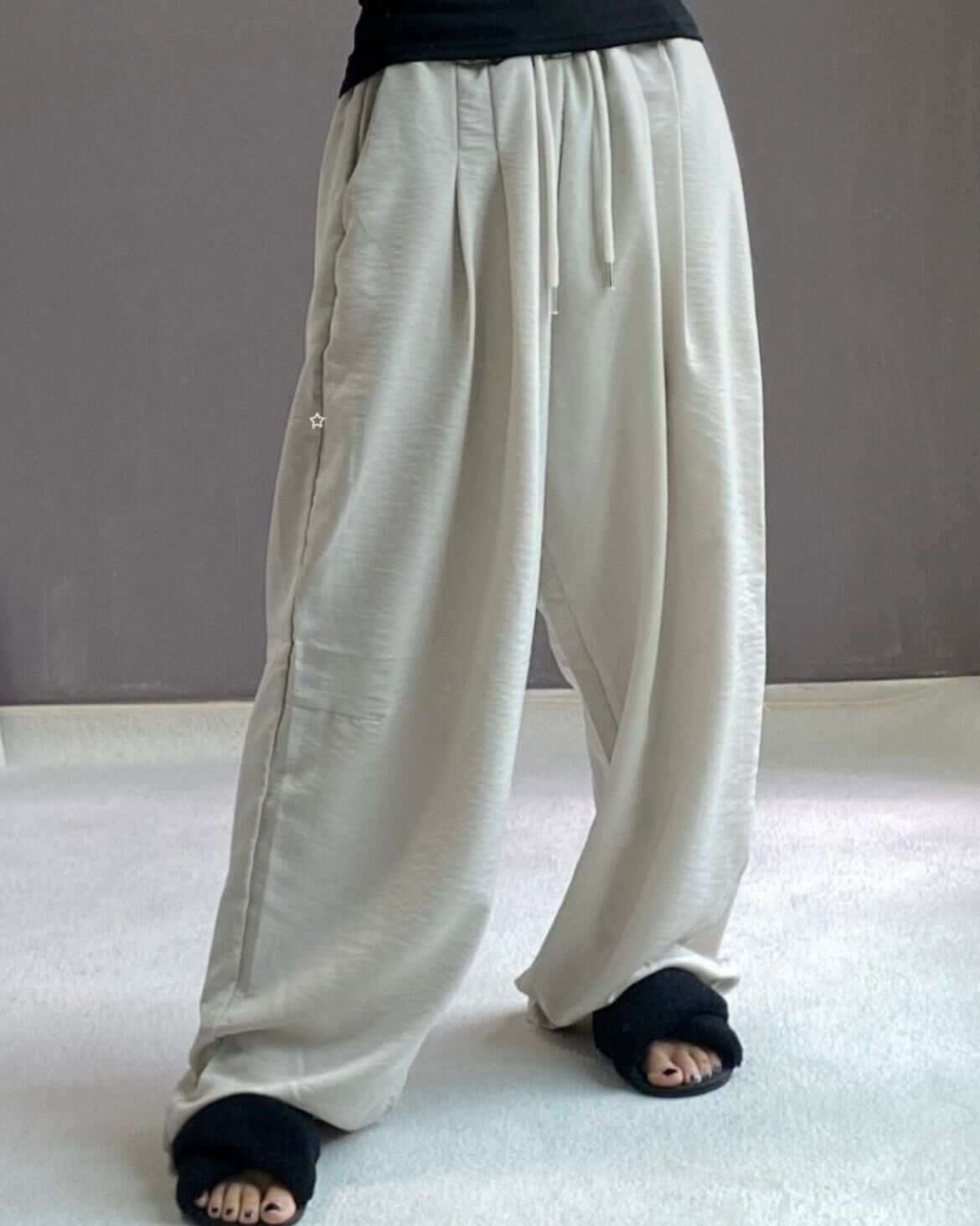 淨色鬆身褲 P2850