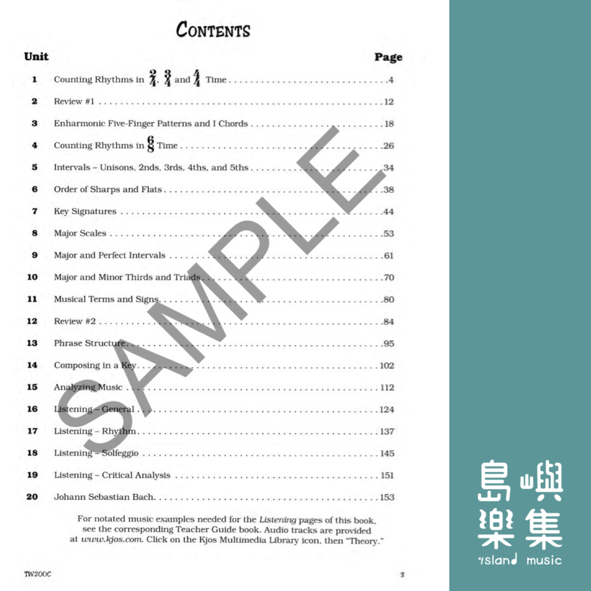 Theory Gymnastics: Con Moto (Level C)