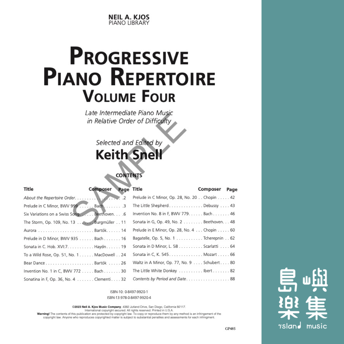 Progressive Piano Repertoire Volume Four
