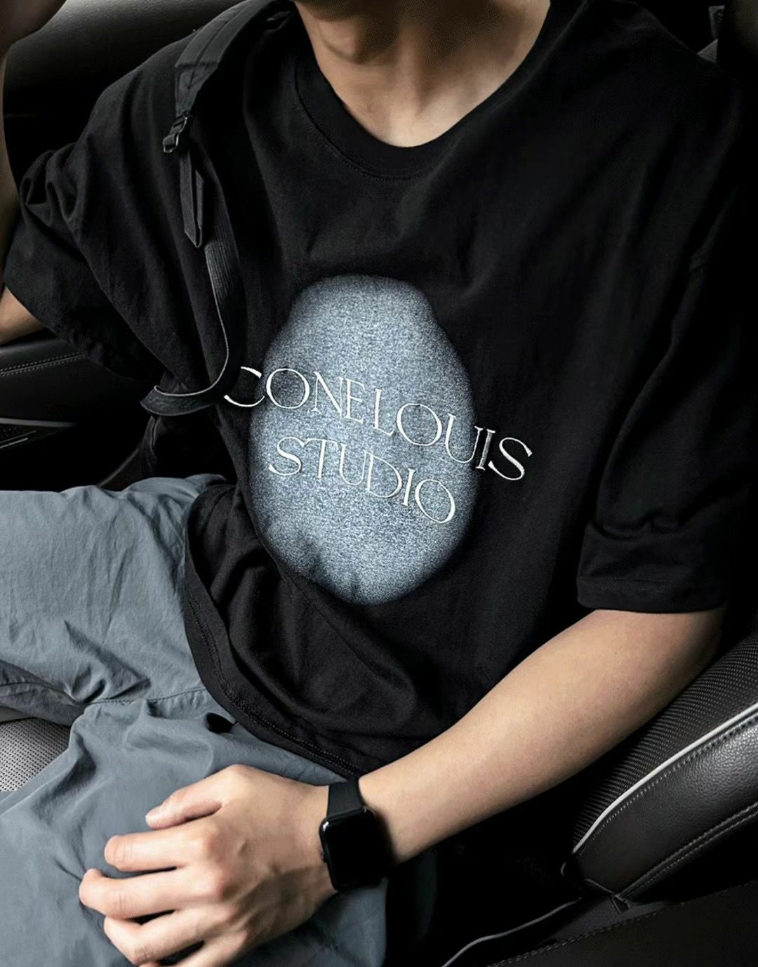 英文字圖案短袖Tee T5477