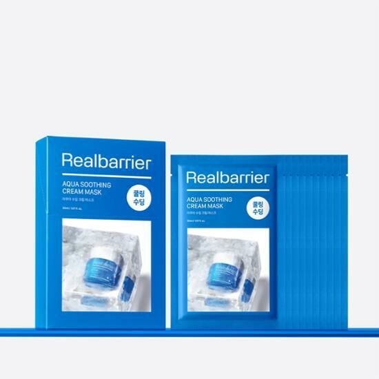 Real Barrier Aqua Soothing Cream Mask [10PCS]
