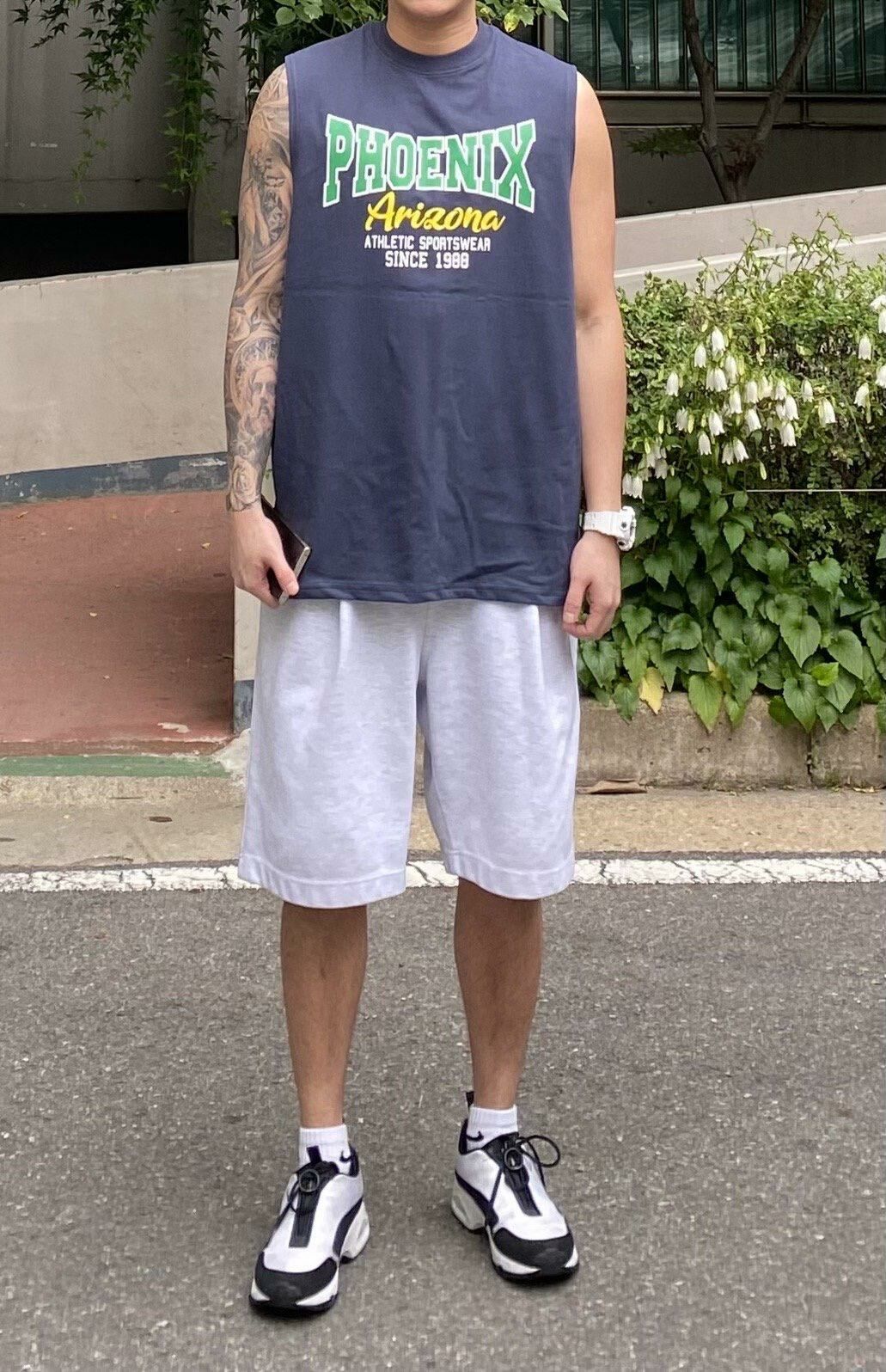 英文字背心 V1061