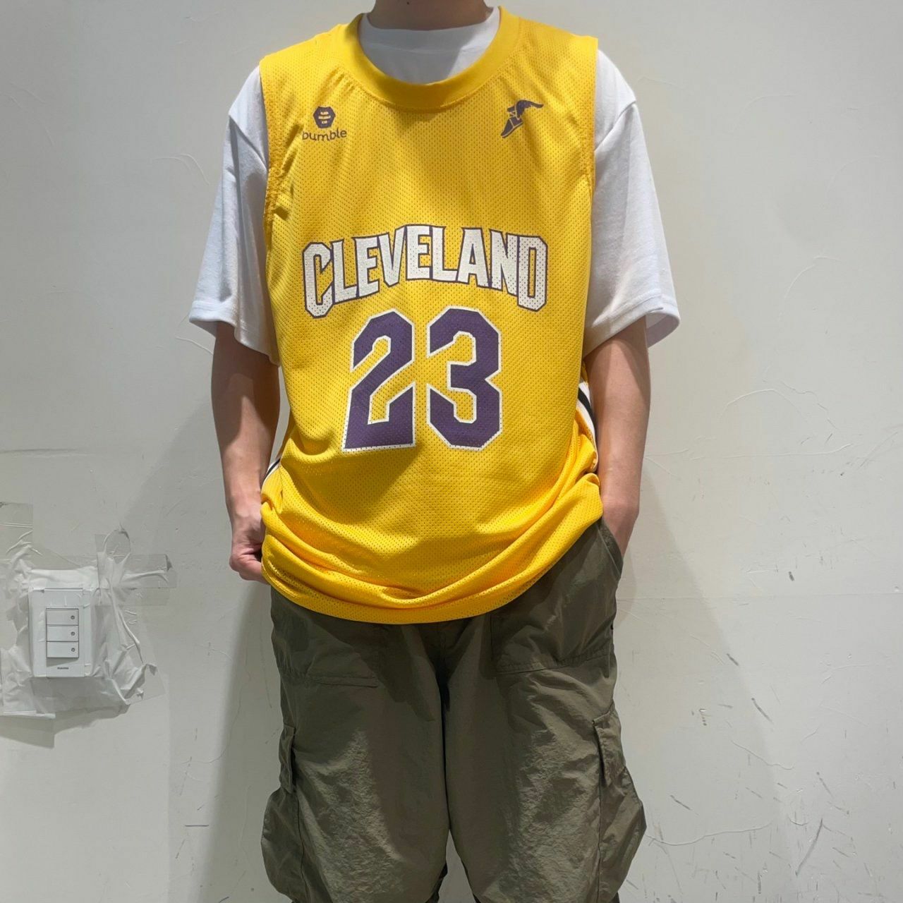 OverSize英文字數字背心  V1064