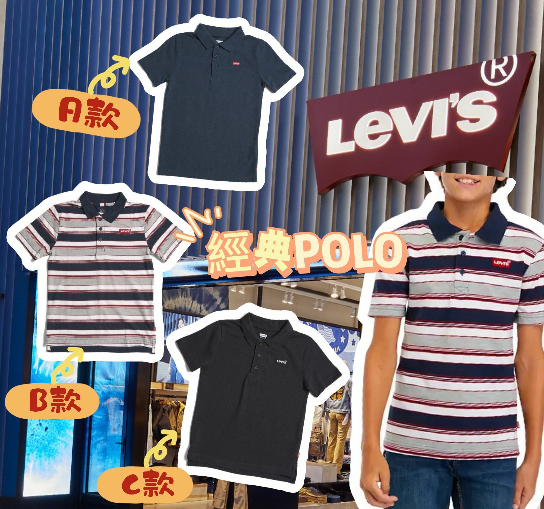 【現貨】LEVIS F070202 中童POLO短袖
