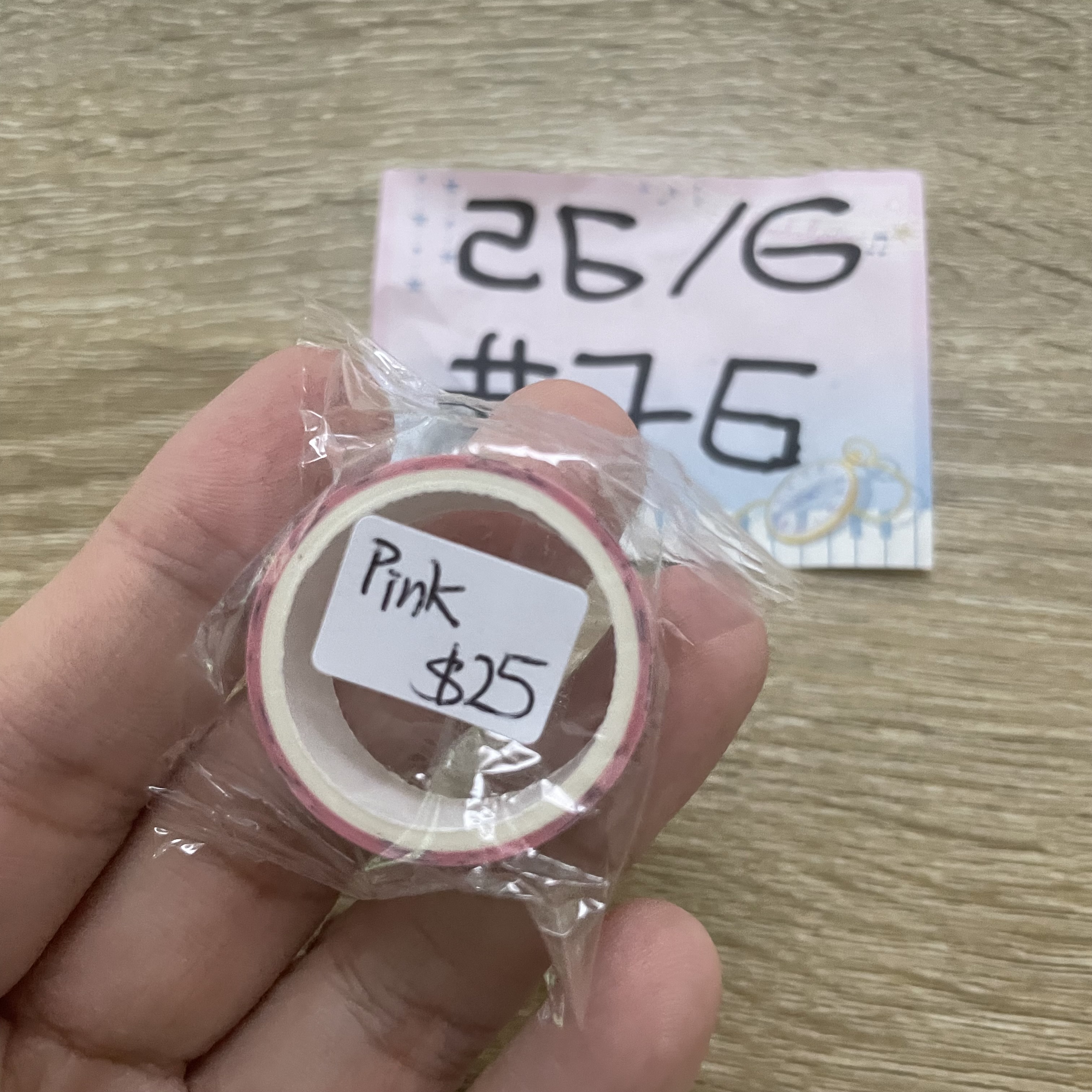 CHIIKAWA PINK 紙膠帶#76