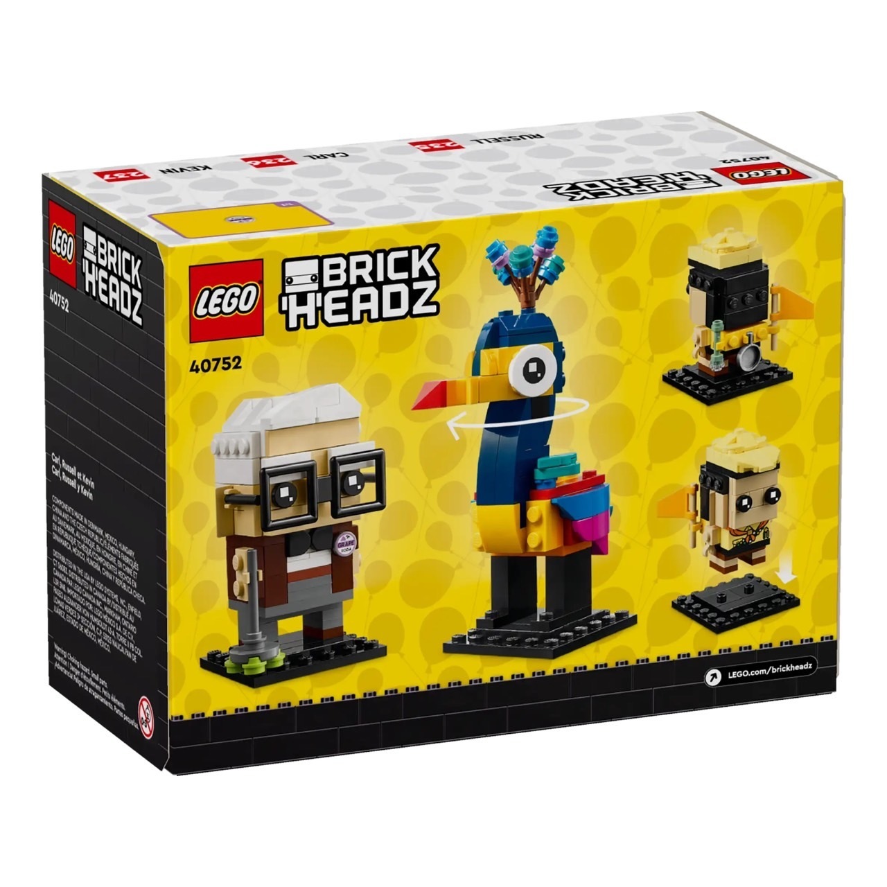 天外奇蹟｜LEGO 40752 大頭系列卡爾&小羅&凱文天外奇蹟| 飛米