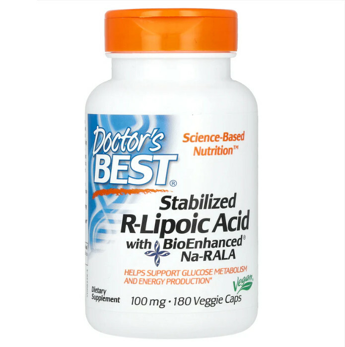 [預購] 右旋穩定型硫辛酸 180粒 Doctor's Best Stabilized R-Lipoic Acid