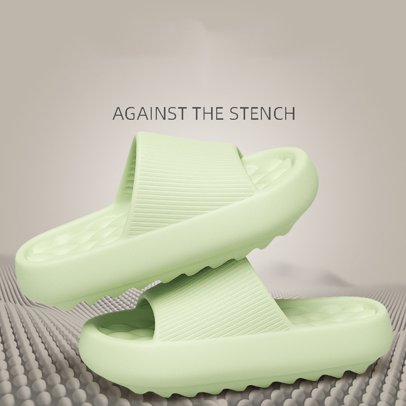 Home non-slip soft-soled slippers (35-40 sizes green) [Please contact customer service to confirm the shipping size after placing an order]]