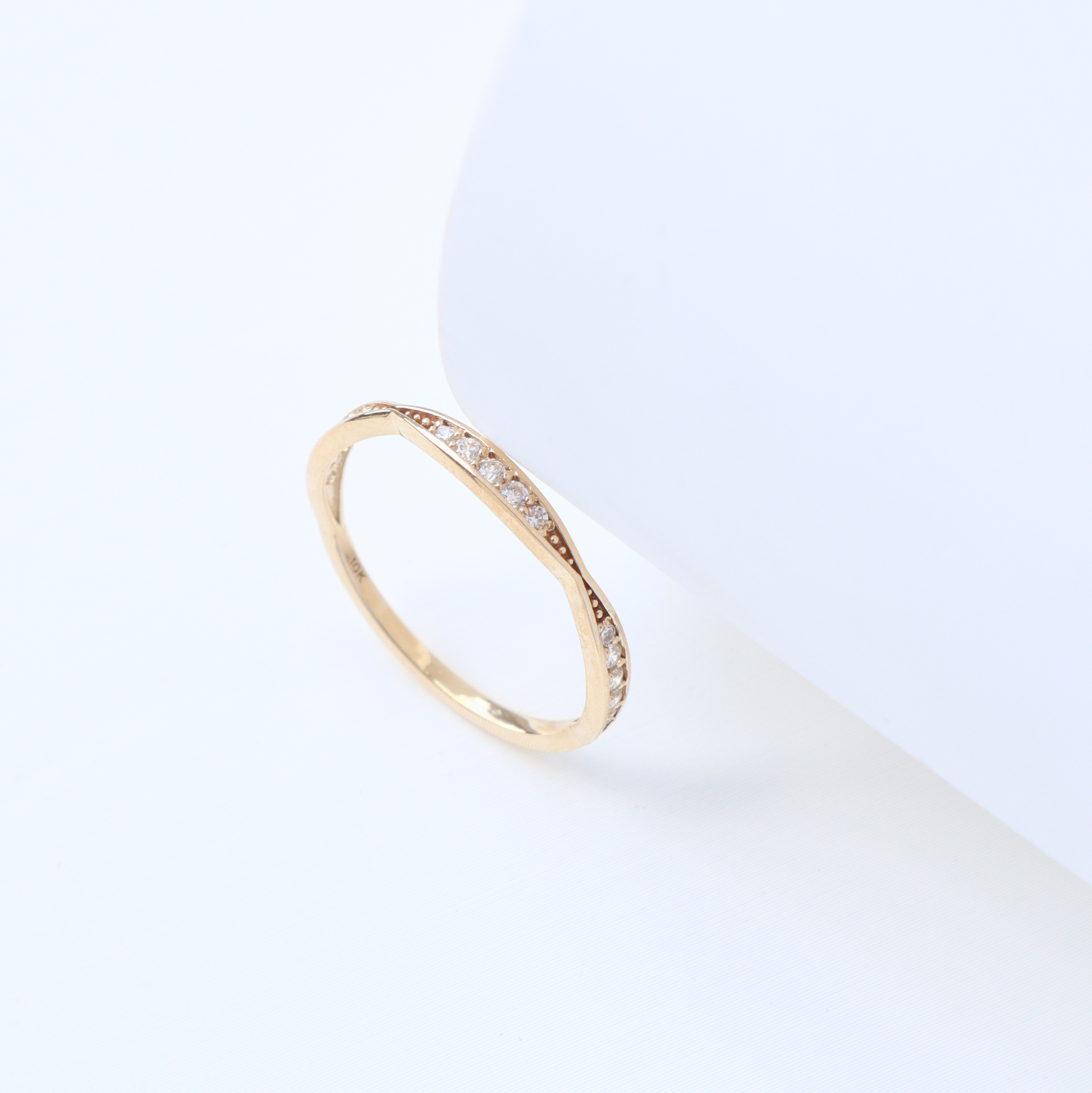 10K/交織絮語戒指