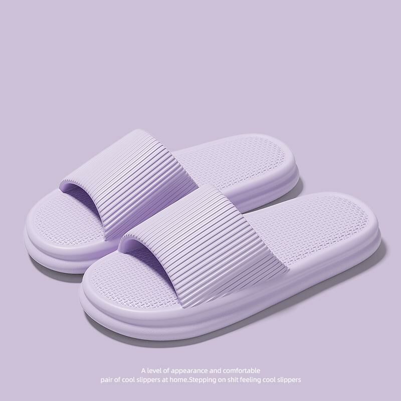 Home non-slip soft-soled slippers (36-41 size purple) [Please contact customer service to confirm the shipping size after placing an order]]