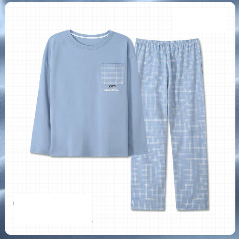 激抵長袖睡衣套裝【L-XXXL碼 R1018】【下單后聯絡客服確認發貨尺碼 】】
