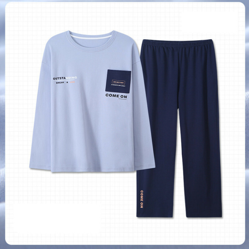 熱賣長袖睡衣套裝【L-XXXL碼 R1019】【下單后聯絡客服確認發貨尺碼 】】