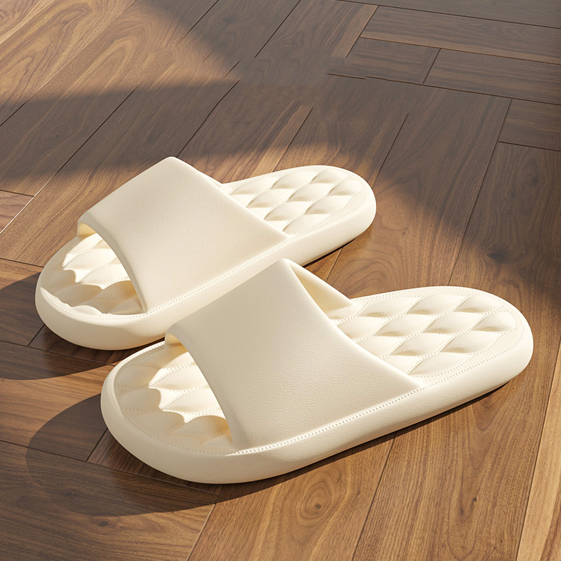 Home non-slip soft-soled slippers (size 36-41 white) [Please contact customer service to confirm the shipping size after placing an order]]