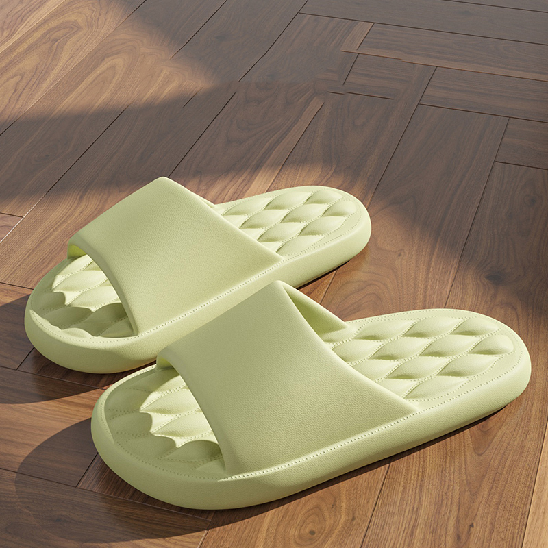 Home non-slip soft-soled slippers (size 36-41 green) [Please contact customer service to confirm the shipping size after placing an order]]