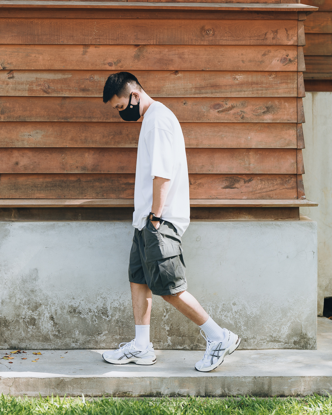 #現貨 Tailor collection 立體口袋 工裝短褲 束帶短褲 大陸選貨 五色