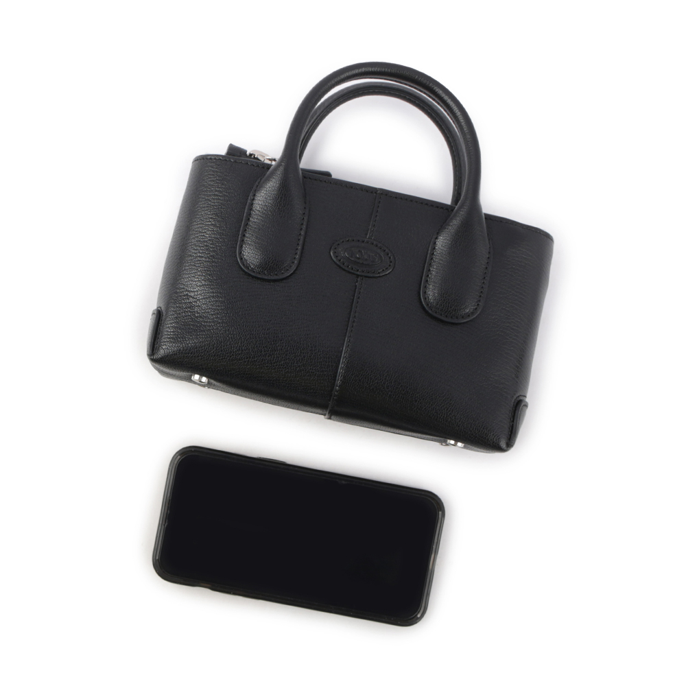 【TOD'S】Di Bag 小羊皮迷你手提/斜背二用包(黑色) XBWDBSC0100YKIB999