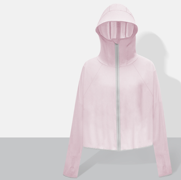 Solid color women's ice feeling big brim (sunscreen clothing [snow bud color]) one-size-fits-all]
