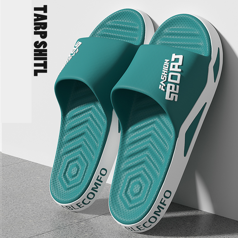 Home non-slip soft-soled slippers (size 36-41 green) [Please contact customer service to confirm the shipping size after placing an order]]