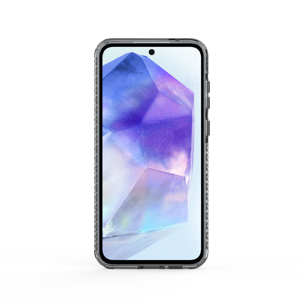 Samsung Galaxy A55 冰鑽減壓防摔保護殼 / 黑鑽