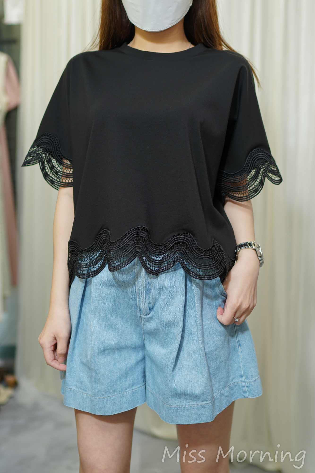 通花邊款上衣(14030)