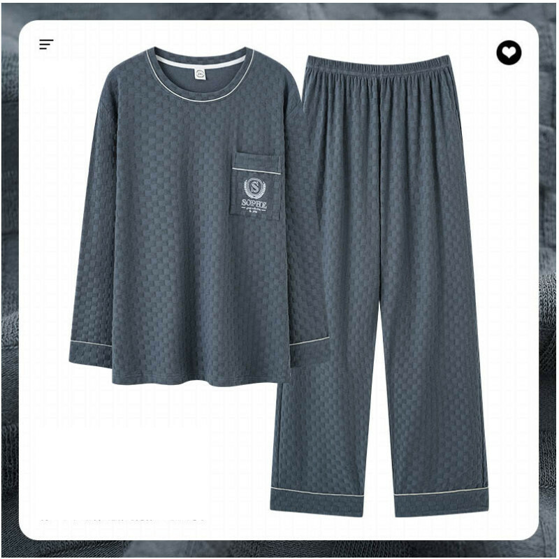 新款長袖睡衣套裝【L-XXXL碼 AM-32602】【下單后聯絡客服確認發貨尺碼 】】