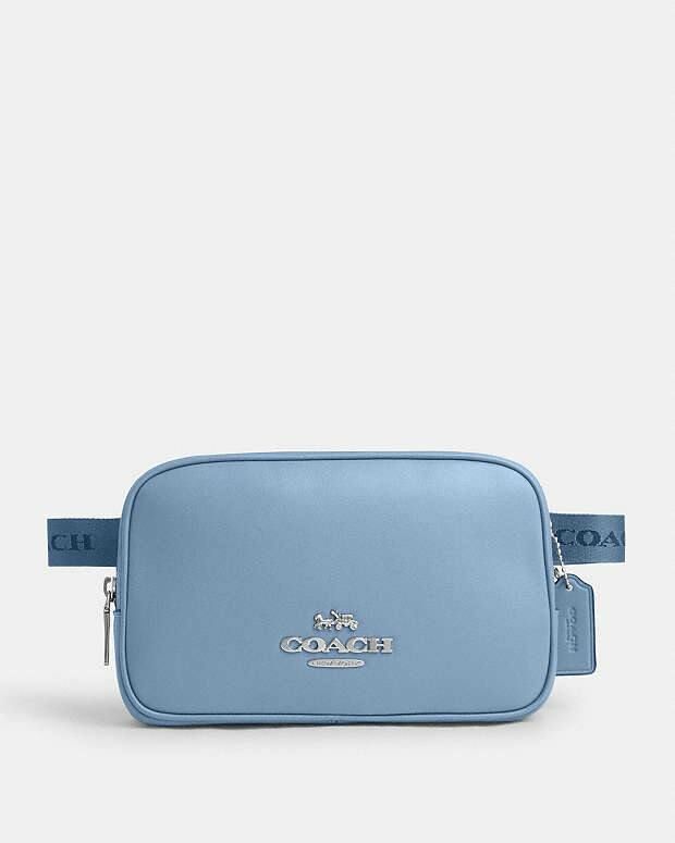 S] COACH CR136 PACE BELT BAG,LIGHT BLUE, 196395290703 (SCO791)