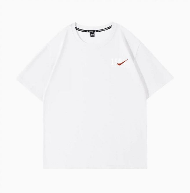 Casual loose short-sleeved T-shirt (white full score white S-2XL size) (contact customer service to confirm the shipping size after placing an order)】