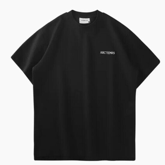 Loose casual short-sleeved T-shirt (S-2XL black) (contact customer service to confirm the shipping size after placing an order)】
