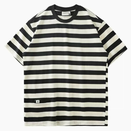 Loose casual short-sleeved T-shirt (S-2XL black) (contact customer service to confirm the shipping size after placing an order)】