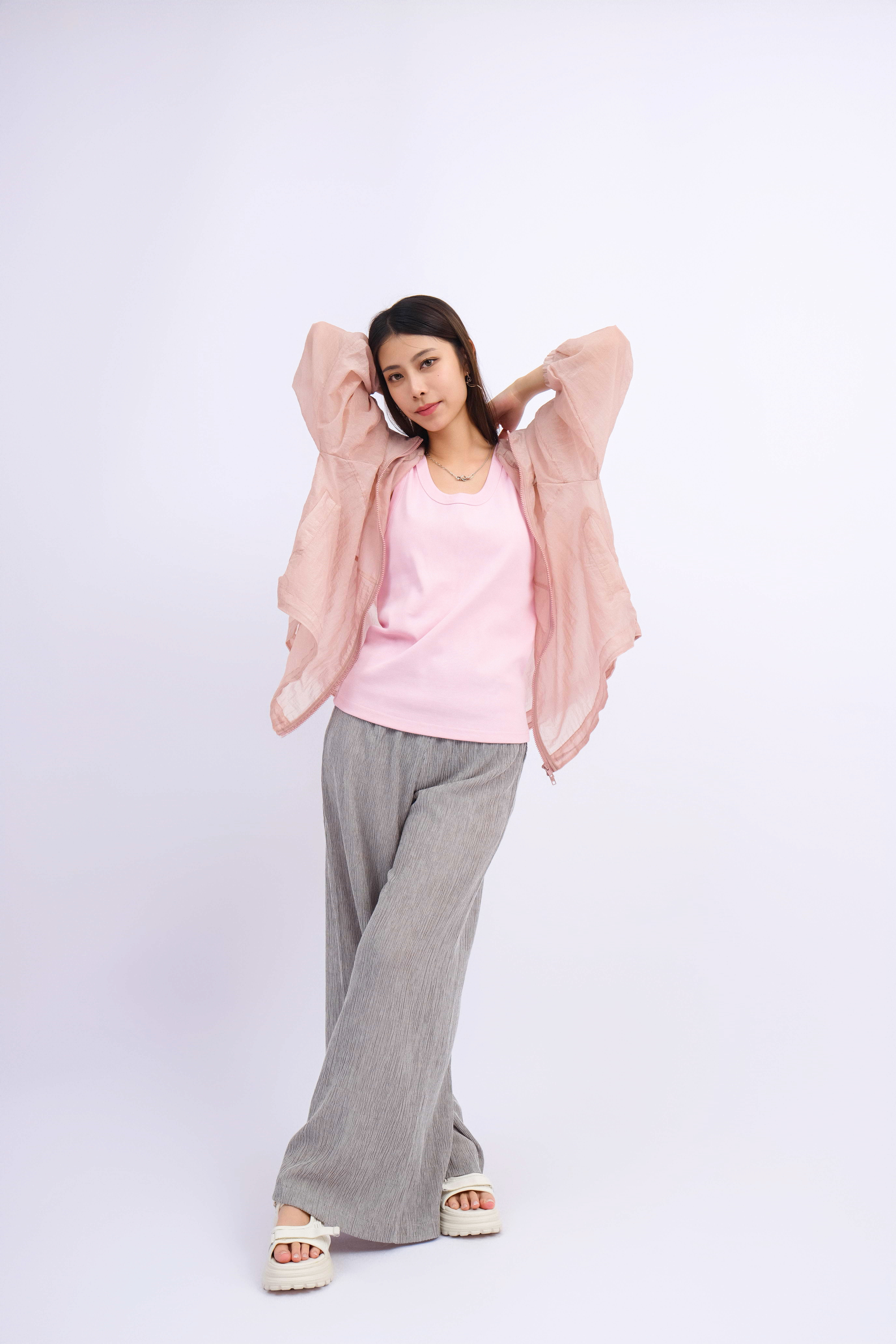 幼坑紋彈性背心 (現貨款式）