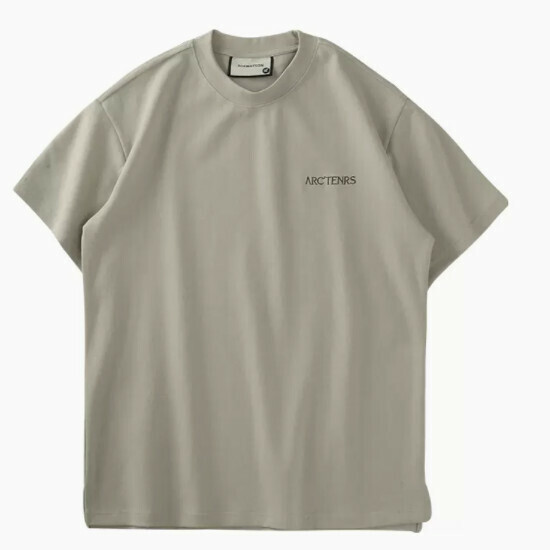 Loose casual short-sleeved T-shirt (S-2XL sand) (contact customer service to confirm shipping size after placing an order)】