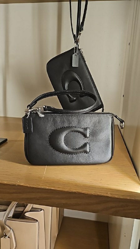 [S] COACH CR364 NOLITA 19 DBSS SCLPT C,SV/BLACK, 196395290734 (SCO805)