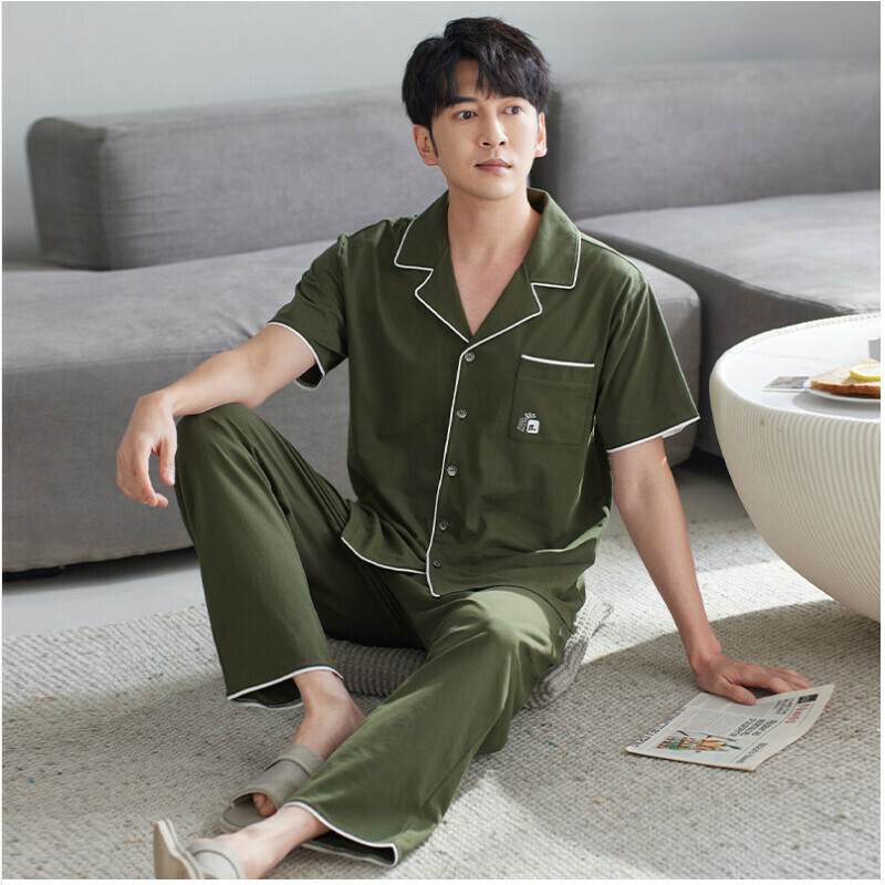 爆款短袖睡衣套裝【L-XXXL碼 LG-0330】【下單后聯絡客服確認發貨尺碼 】】