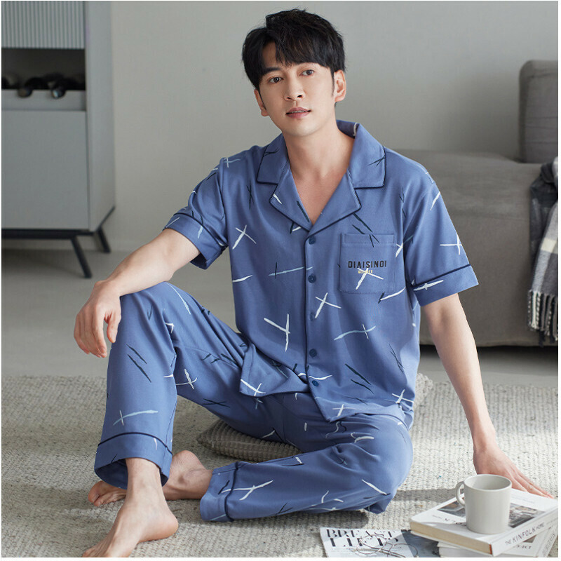 爆款短袖睡衣套裝【L-XXXL碼 LG-0333】【下單后聯絡客服確認發貨尺碼 】】