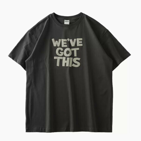 Loose casual short-sleeved T-shirt (M-2XL dark gray) (contact customer service to confirm the shipping size after placing an order)】