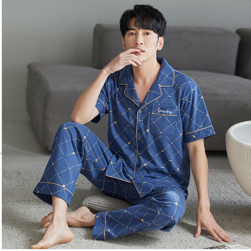爆款短袖睡衣套裝【L-XXXL碼 LG-0334】【下單后聯絡客服確認發貨尺碼 】】