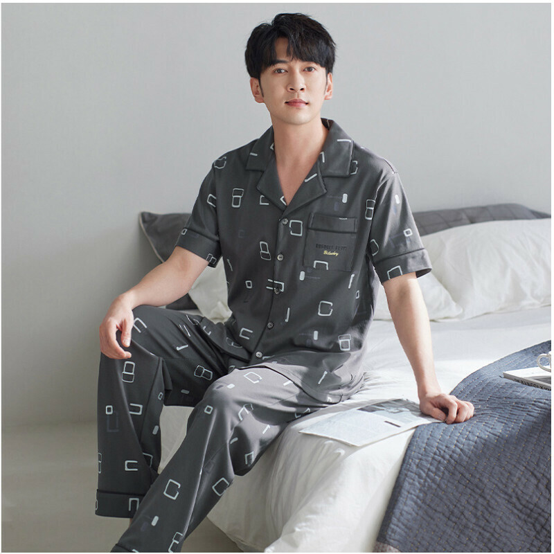 爆款短袖睡衣套裝【L-XXXL碼 LG-0335】【下單后聯絡客服確認發貨尺碼 】】