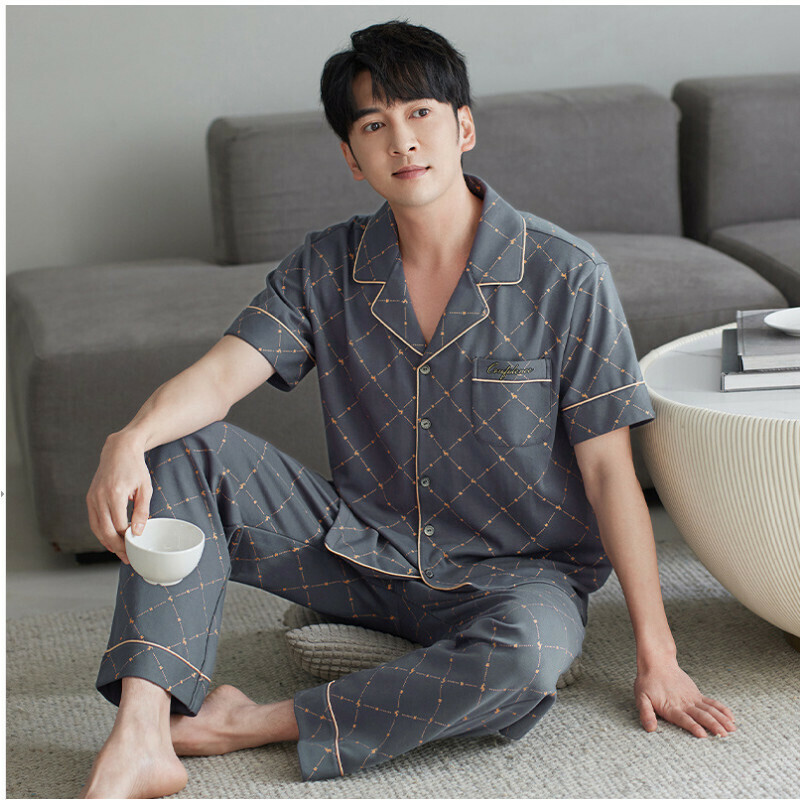 爆款短袖睡衣套裝【L-XXXL碼 LG-0336】【下單后聯絡客服確認發貨尺碼 】】