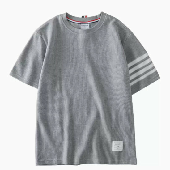 Loose casual short-sleeved T-shirt (M-3XL gray) (contact customer service to confirm shipping size after placing an order)】
