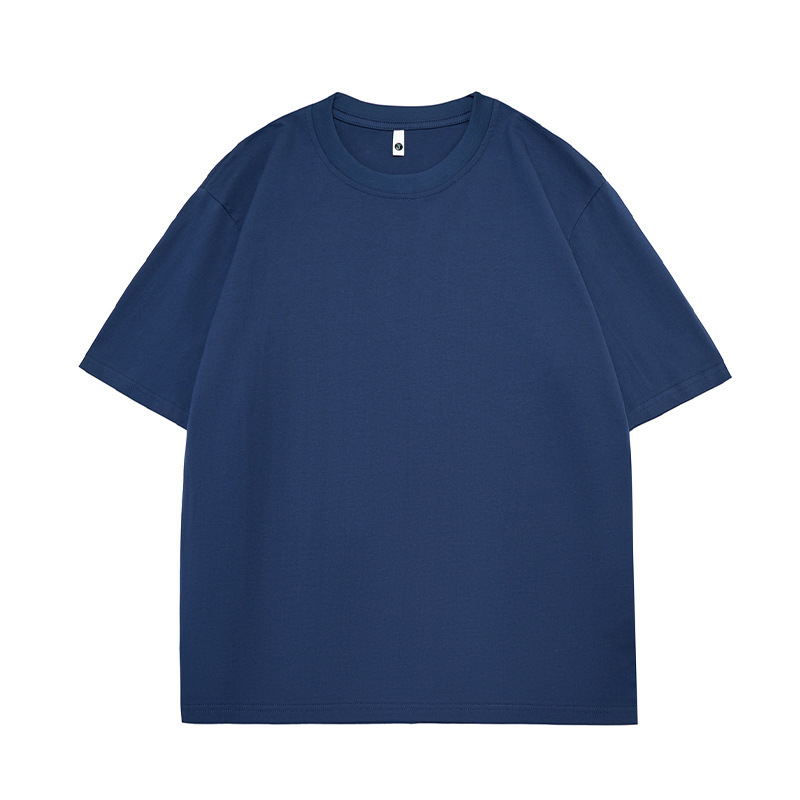 Casual loose T-shirt (S-3XL navy blue) [Please contact customer service to confirm the shipping size after placing an order]]