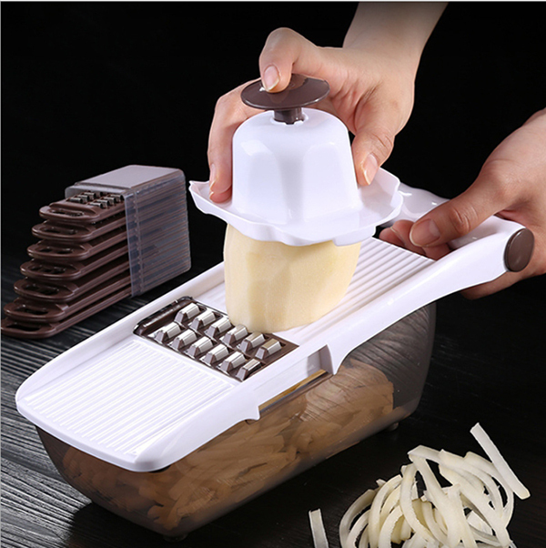 JK Korea kitchen gadgets stainless steel multi-function vegetable cutter grater (J0359)