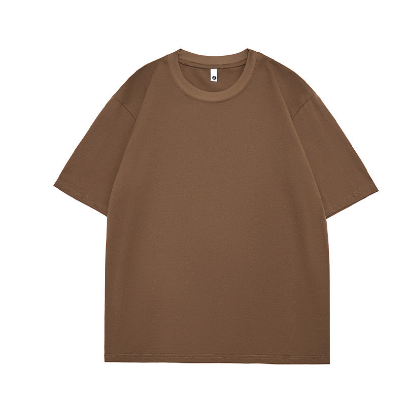 Casual loose T-shirt (S-3XL dark brown) [After placing an order, please contact customer service to confirm the shipping size]]