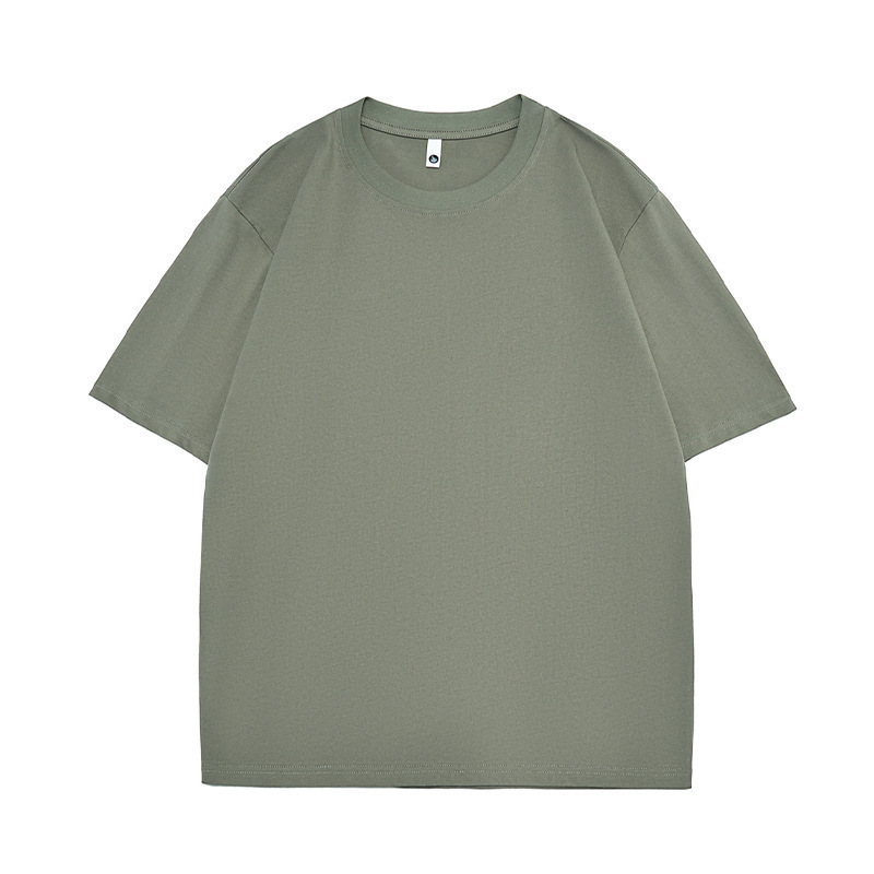 Casual loose T-shirt (S-3XL gray green) [Please contact customer service to confirm the shipping size after placing an order]]