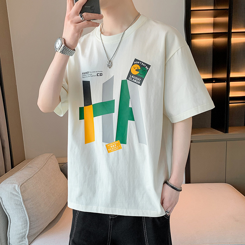 Casual loose T-shirt (M-3XL 26003 plain white) [Please contact customer service to confirm the shipping size after placing an order]]