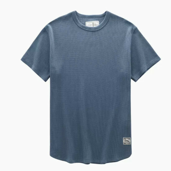 Loose casual short-sleeved T-shirt (M-2XL blue) (contact customer service to confirm the shipping size after placing an order)】